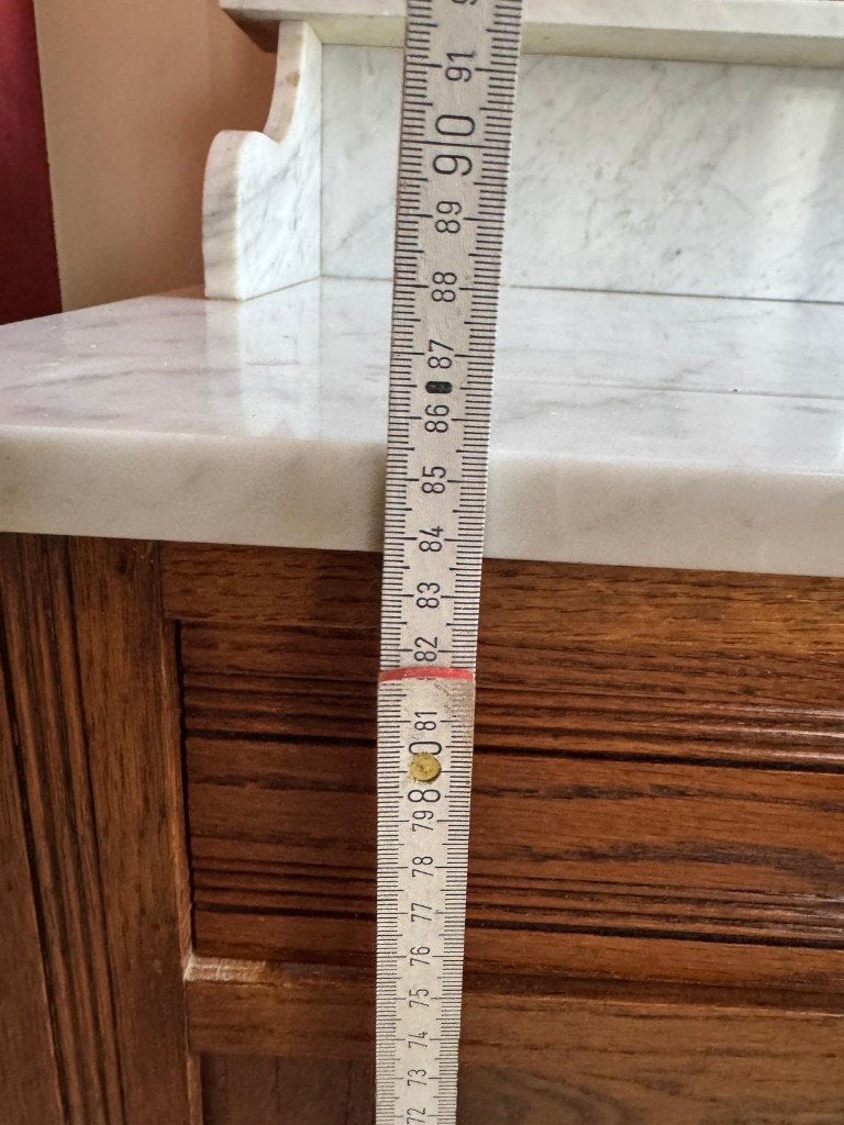 Vintage wastafelmeubel, Meuble lavabo, 100 à 150 cm, Utilisé, 50 à 75 cm