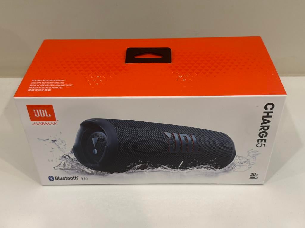 JBL Charge 5 blauw, Audio, Tv en Foto, Luidsprekerboxen, Ophalen, Zo goed als nieuw, JBL