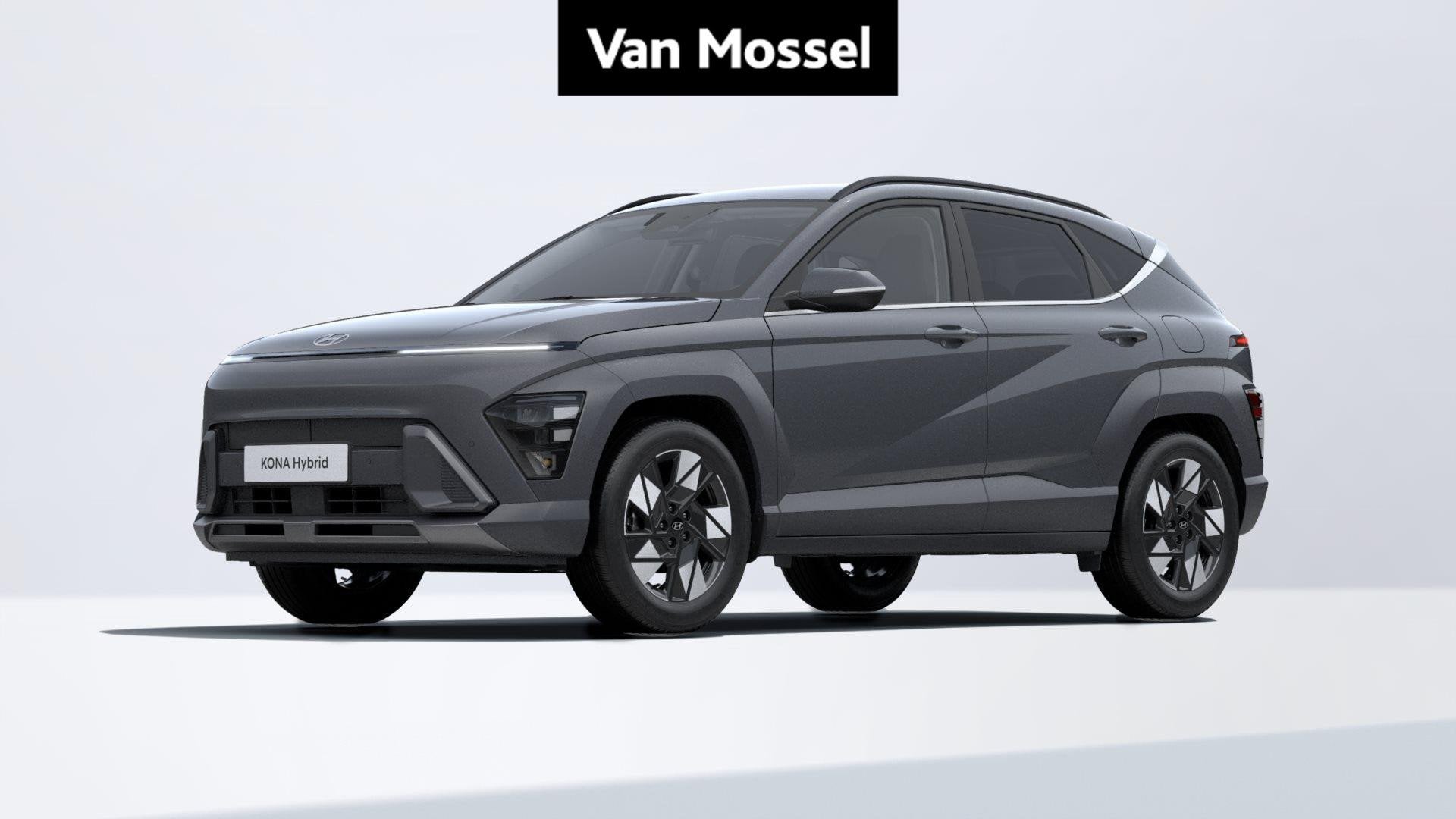 Hyundai Kona 1.6 GDi Hybrid Feel 6-DCT, Stof, Gebruikt, Zwart, 4 cilinders