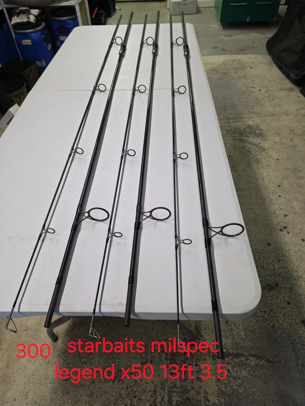 Mooie hengels 13ft, Ophalen, Complete set