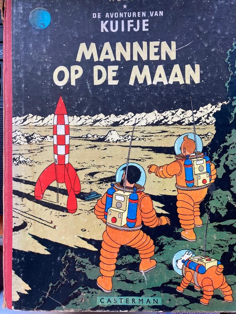 Mannen op de maan 1954, Boeken, Ophalen, Gelezen, Hergé (George Rémi)