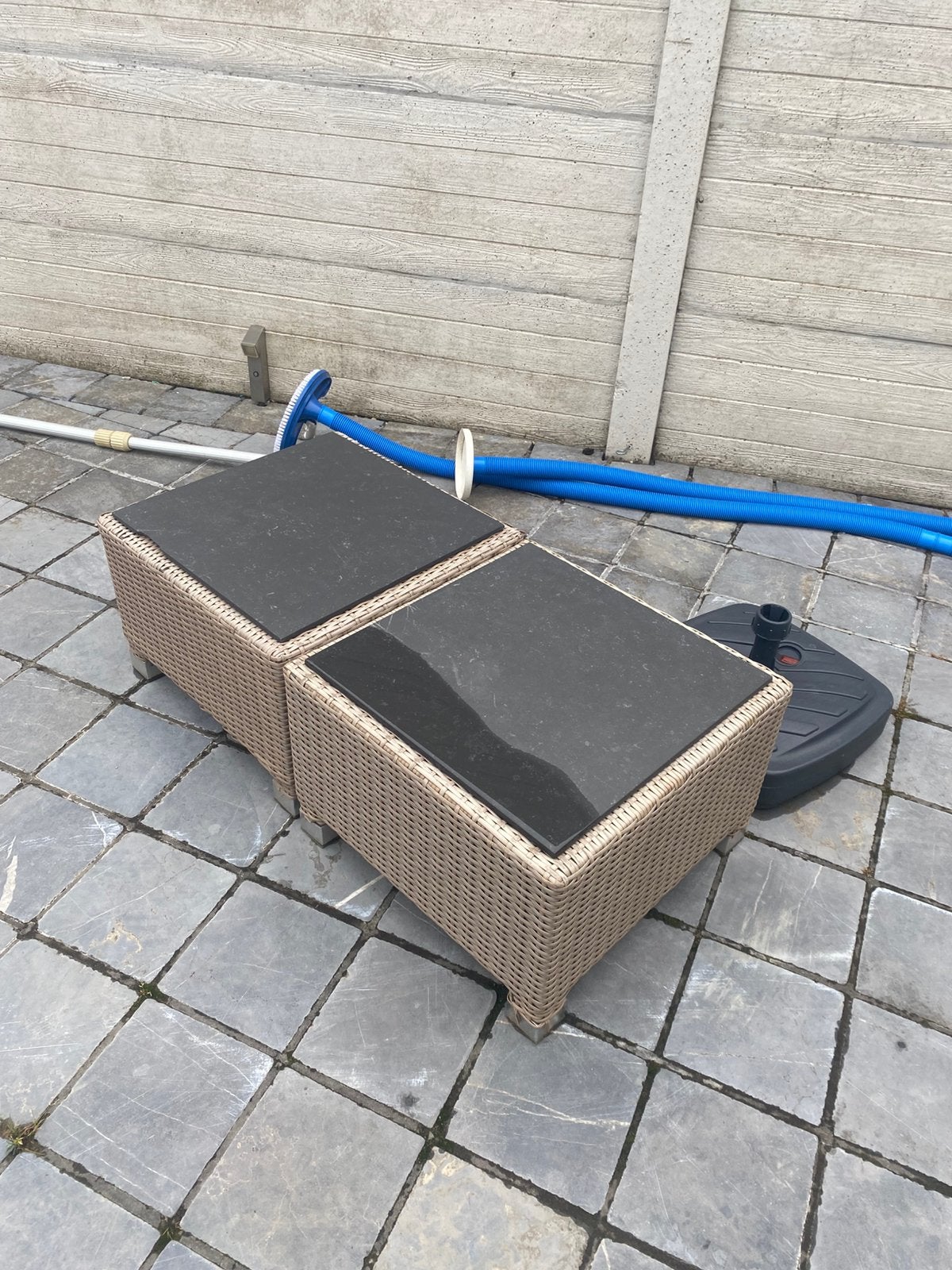 Lounge set, Ophalen, Kunststof, 6 zitplaatsen, Tuinset