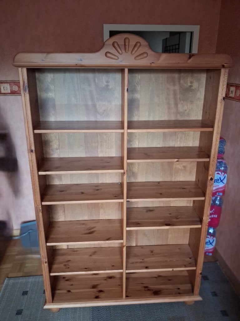Bibliothèque ou autre en Pin, 25 à 50 cm, Avec tablette(s), Comme neuf, 100 à 150 cm