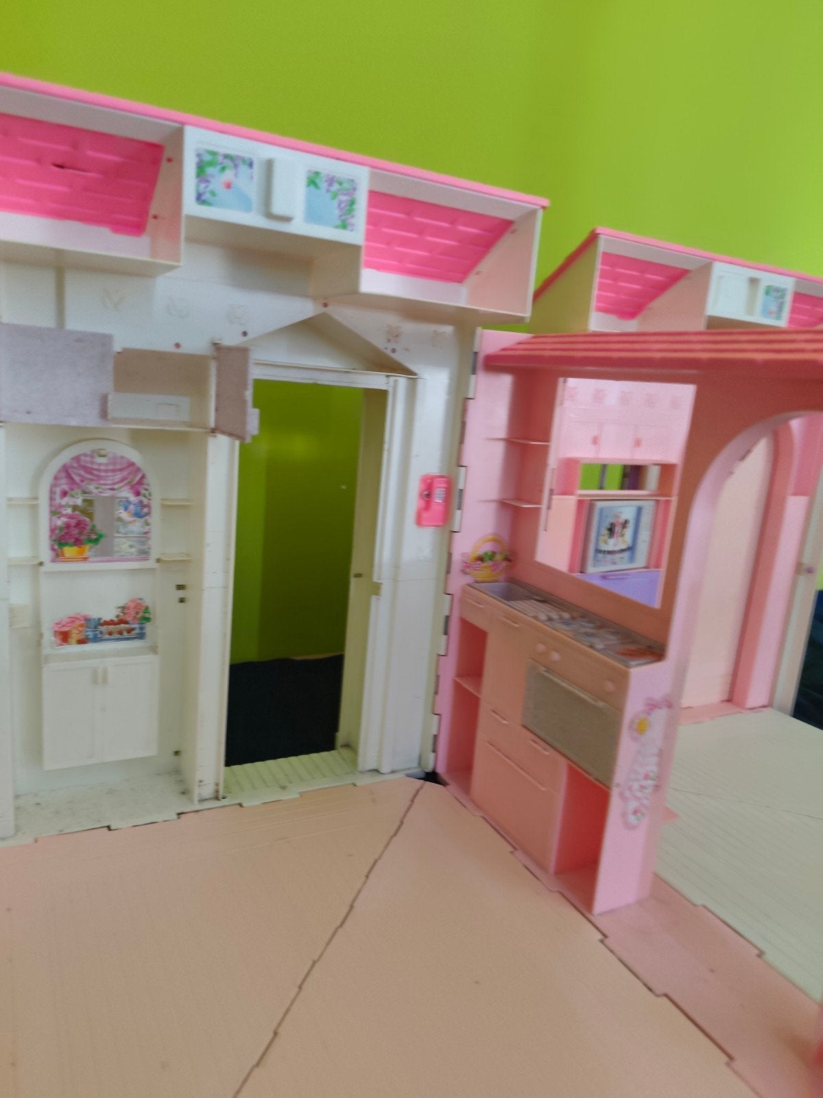 Barbie huis, Kinderen en Baby's, Speelgoed | Poppenhuizen, Ophalen, Zo goed als nieuw