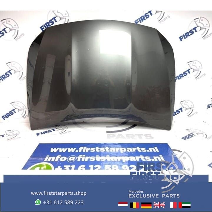 W118 CLA MOTORKAP ORIGINEEL Mercedes 2018-2026 C118 X118 GRI, Utilisé, -, Capot moteur, Avant