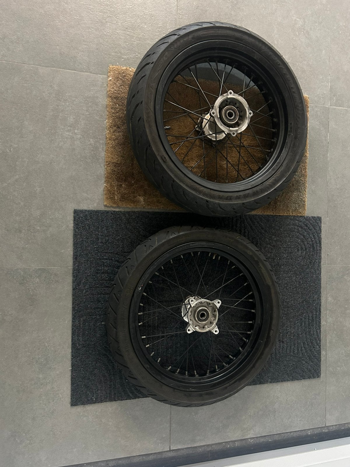 Paire de roues à rayons Supermotard pour Beta RR50 et RR125, Enlèvement, Comme neuf