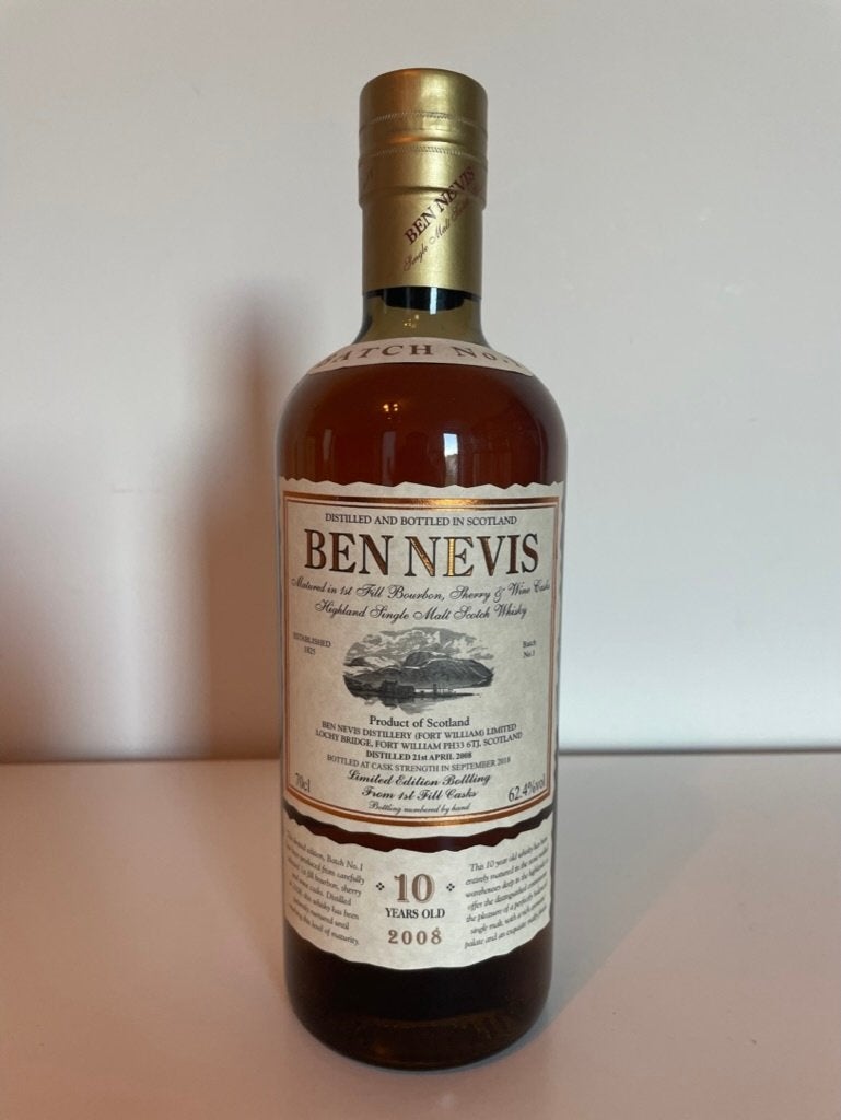 Ben Nevis 10 year old Batch 1 (scherp geprijsd), Overige typen, Nieuw, Ophalen of Verzenden, Vol