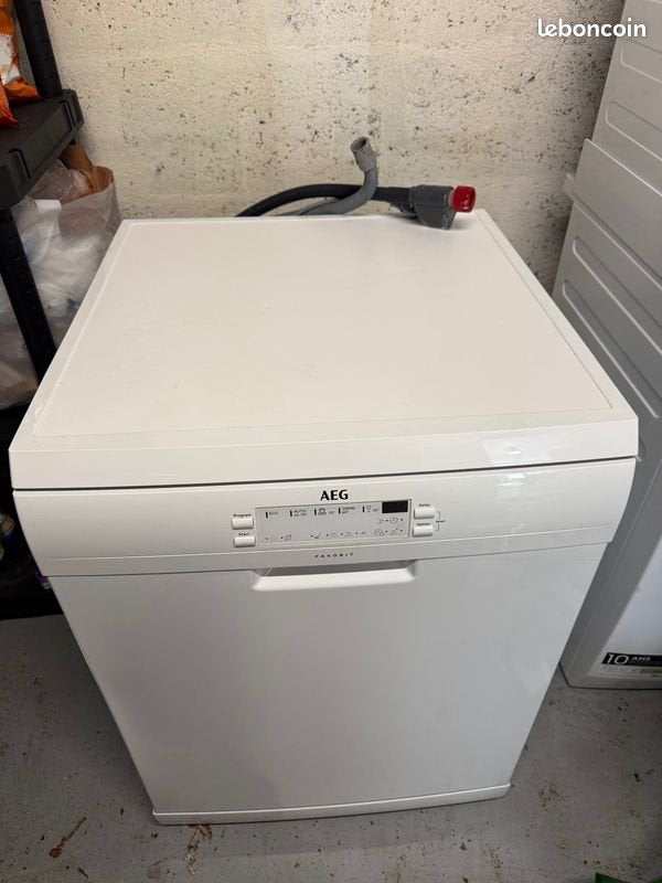 Vrijstaande vaatwasmachine AEG FFB52610ZW, Ophalen, Zo goed als nieuw