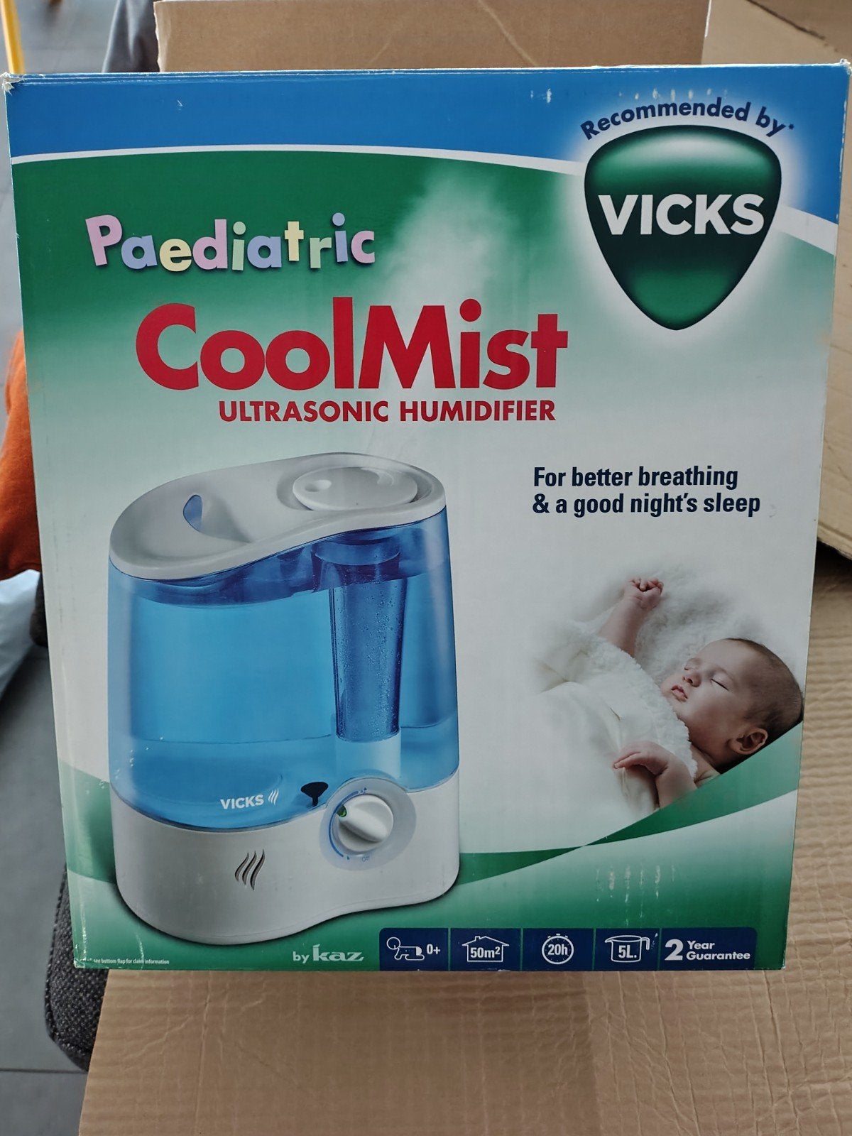 Vicks Coolmist Vernevelaar, Kinderen en Baby's, Badjes en Verzorging, Overige typen, Zo goed als nieuw, Standaard, Ophalen