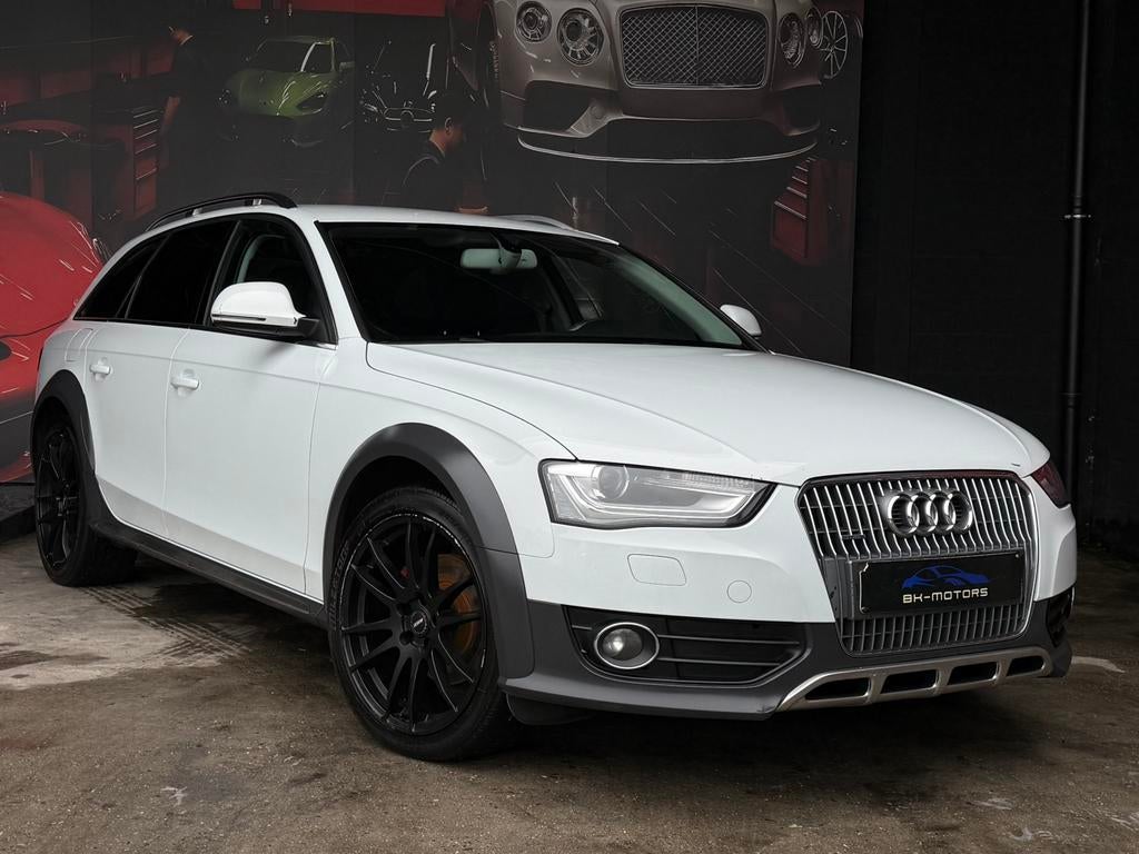 Audi A4 ALLROAD 2.0 TDI Qauttro, Auto's, A4, Wit, Leder, Bedrijf
