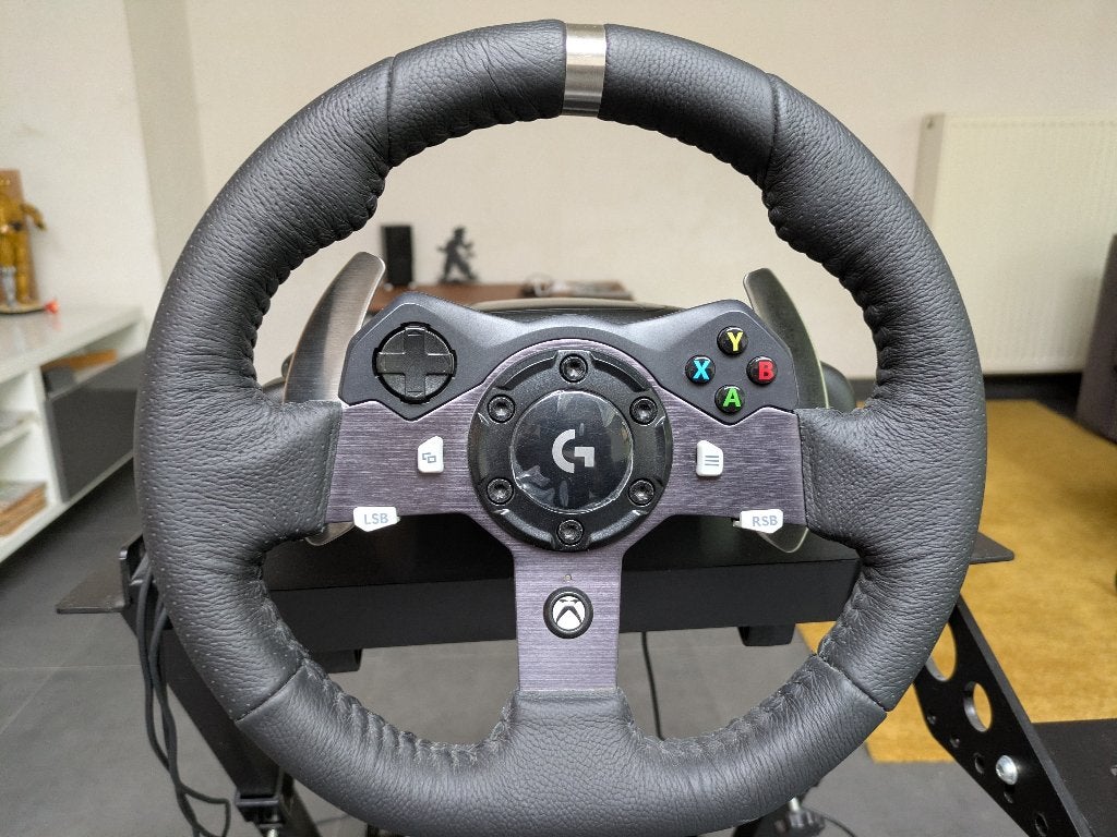 Logitech G920 Driving Force + Shifter + Wheel stand, Games en Spelcomputers, Ophalen, Racestuur, Zo goed als nieuw, Direct drive