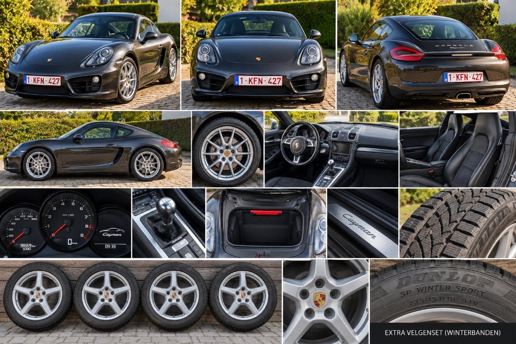 Porsche cayman 2015 ZGAN TOP onderhouden., Autos, Cuir et Alcantara, Achat, Euro 6, 2 places
