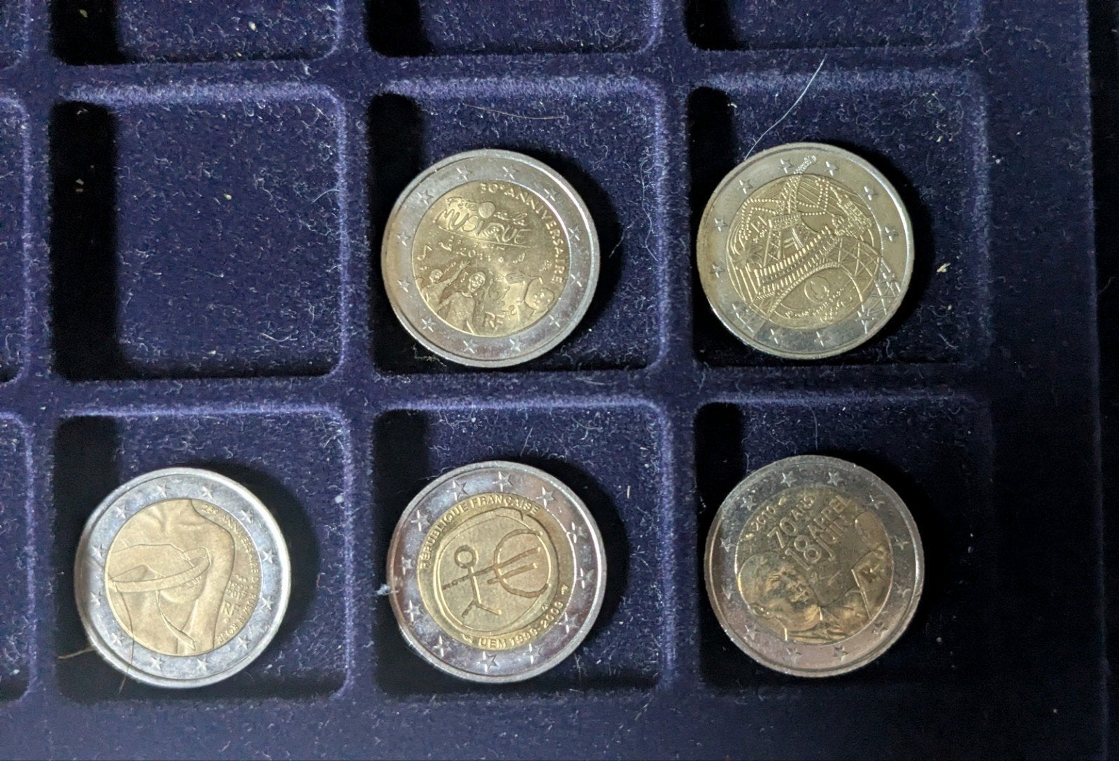 Commemoratieve 2 euromunten Frankrijk, Ophalen of Verzenden, Frankrijk, 2 euro, Losse munt