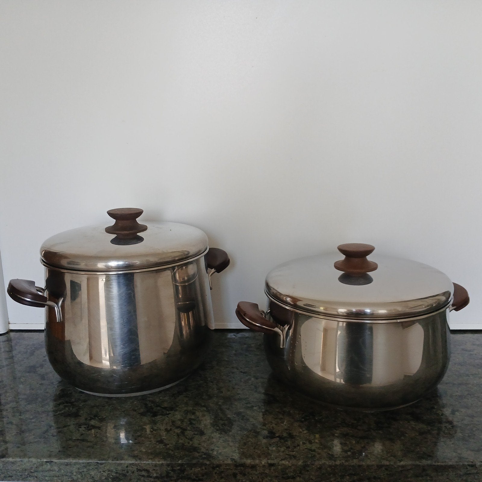 lagostina 2 casseroles  5l et 6l, Utilisé, Inox, Casserole