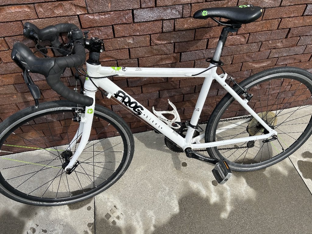 Frog Road 70 – kinderfiets / jeugd-racer – €250, Gebruikt, Frog Bikes, Velgrem, Handrem