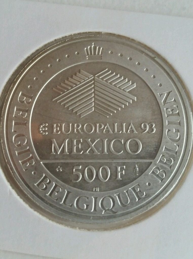 Belgique : 500 francs 1993 (EUROPALIA) en FDC = Morin 856, Monnaie en vrac, Argent, Argent, Envoi