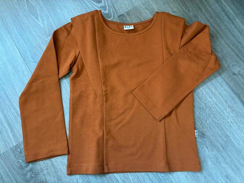 Longsleeve Ba*Ba Kidswear cognac maat 122, Kinderen en Baby's, Gebruikt, Meisje, Shirt of Longsleeve, Ba*Ba