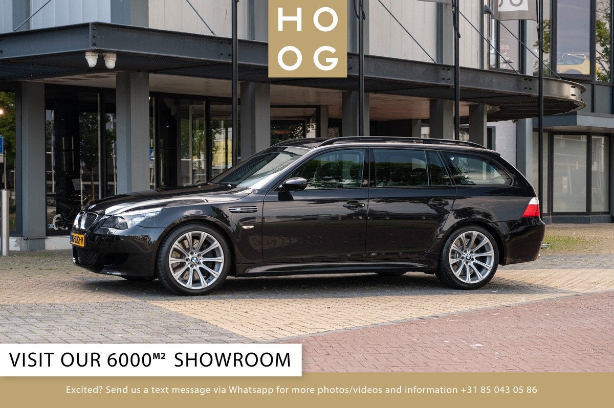 BMW M5 Touring E61 5.0 V10 (bj 2007, automaat), Auto's, BMW, Bedrijf, Te koop, 5 Reeks, Alarm, Head-up Display, Lederen bekleding