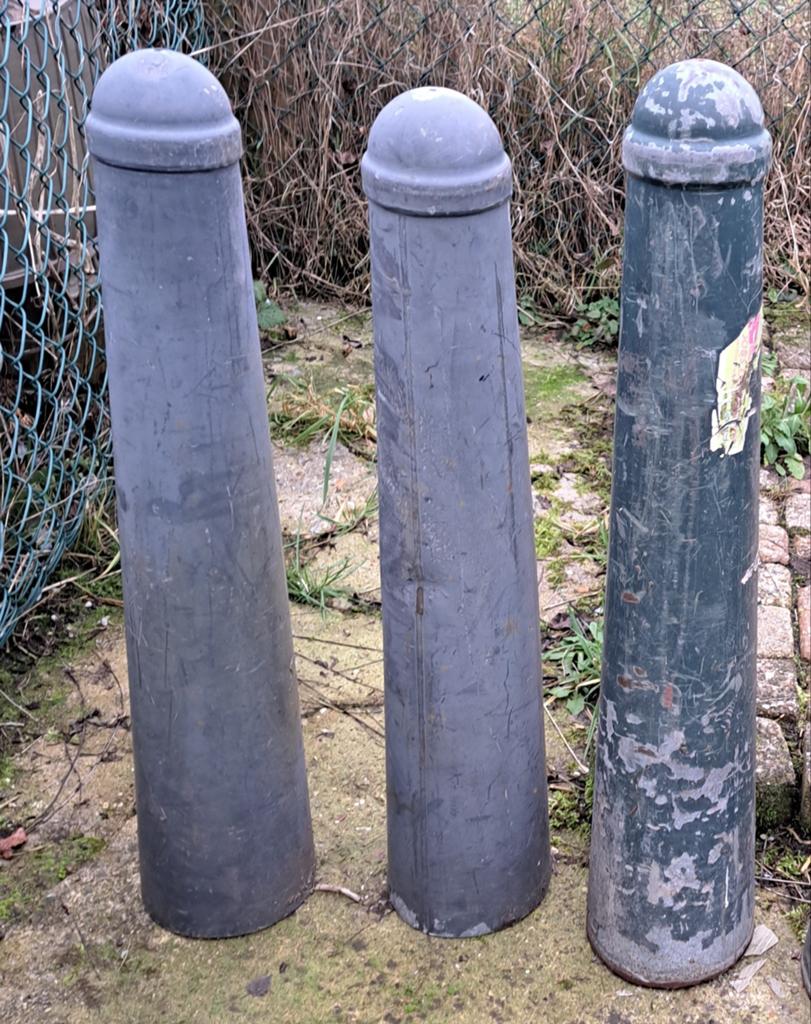 Paal paaltjes ijzeren paaltjes decoratie, Antiek en Kunst, Ophalen
