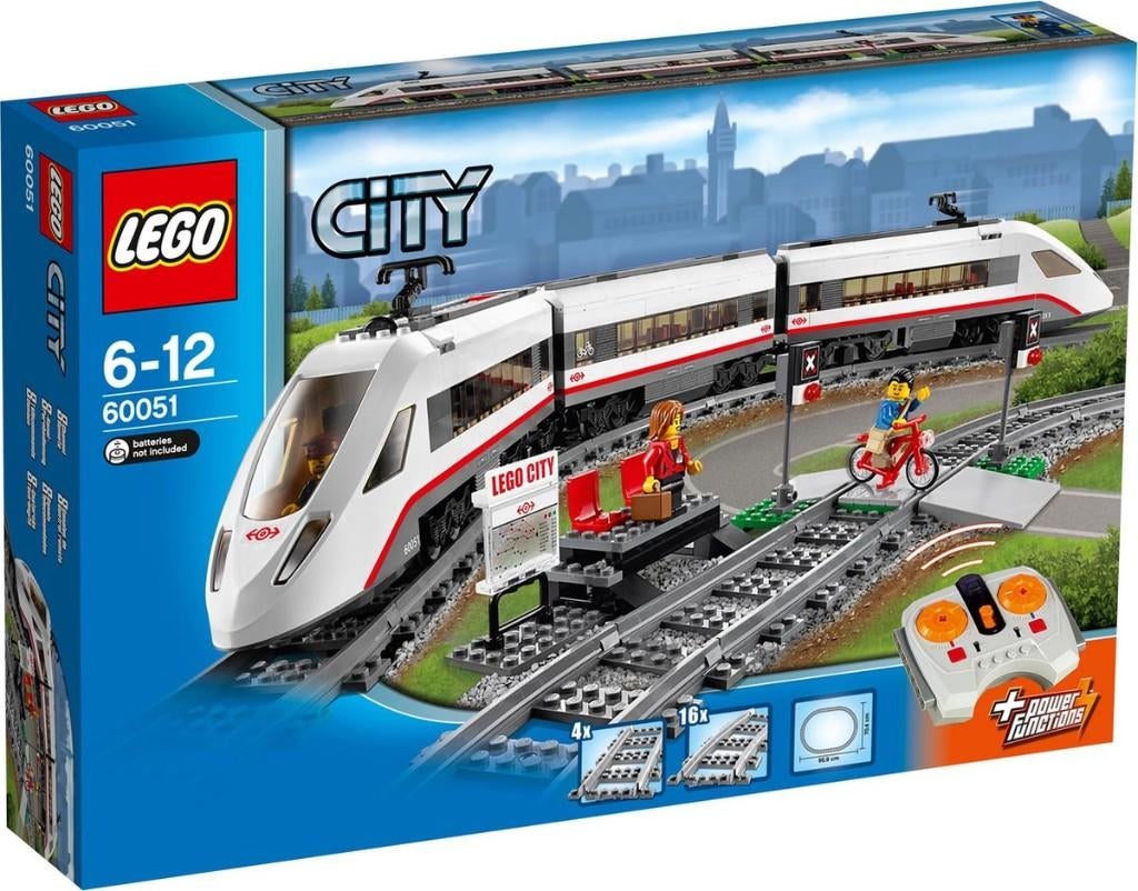 Lego City 60051 Hogesnelheidstrein (2014), City, Nieuw, Ophalen of Verzenden, Complete set