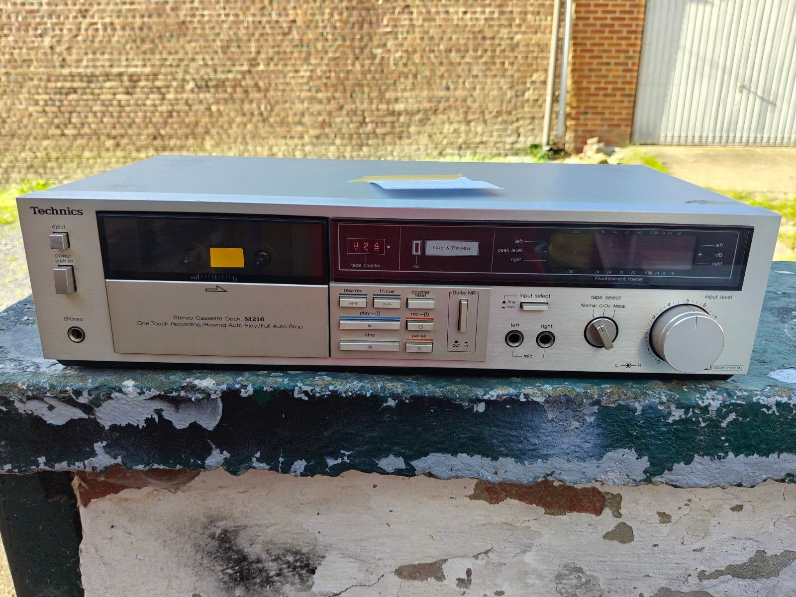 Technics M216, Audio, Tv en Foto, Ophalen of Verzenden, Enkel, Overige merken, Tape counter