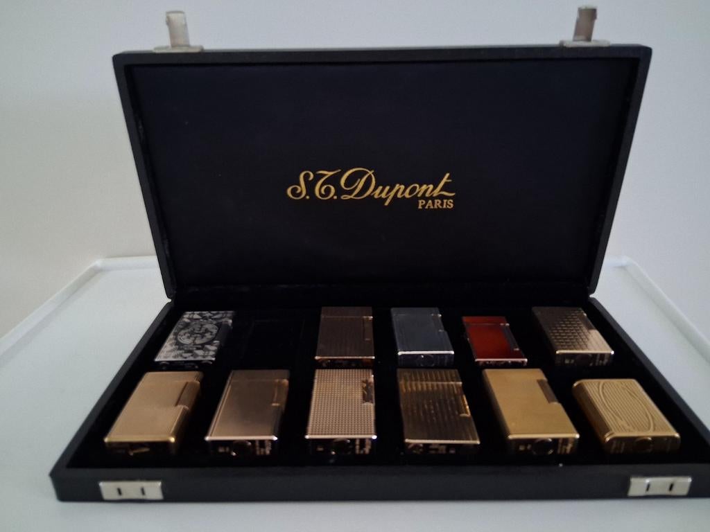 Boîte de présentation Dupont 12 x Dupont pour L1 ou L2, Collections, Articles de fumeurs, Briquets & Boîtes d'allumettes, Utilisé