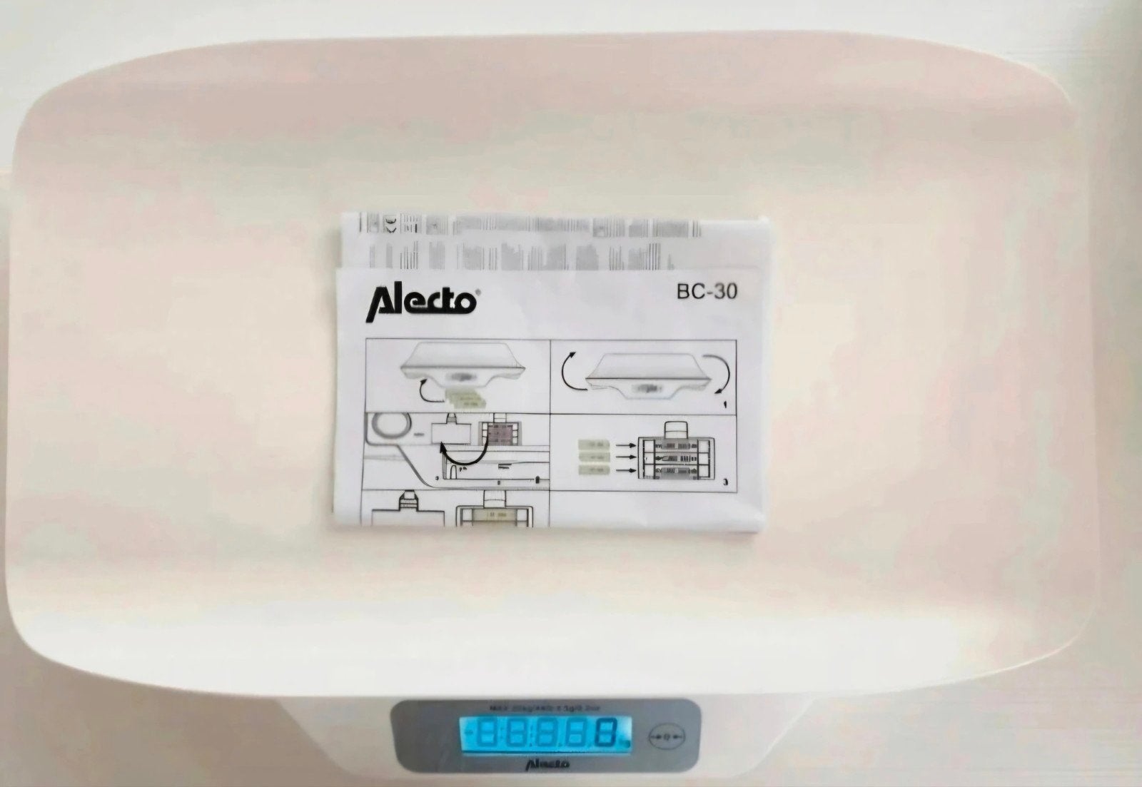 babyweegschaal alecto bc30, Electroménager, Balances, Enlèvement, Comme neuf, Autres types, Digital