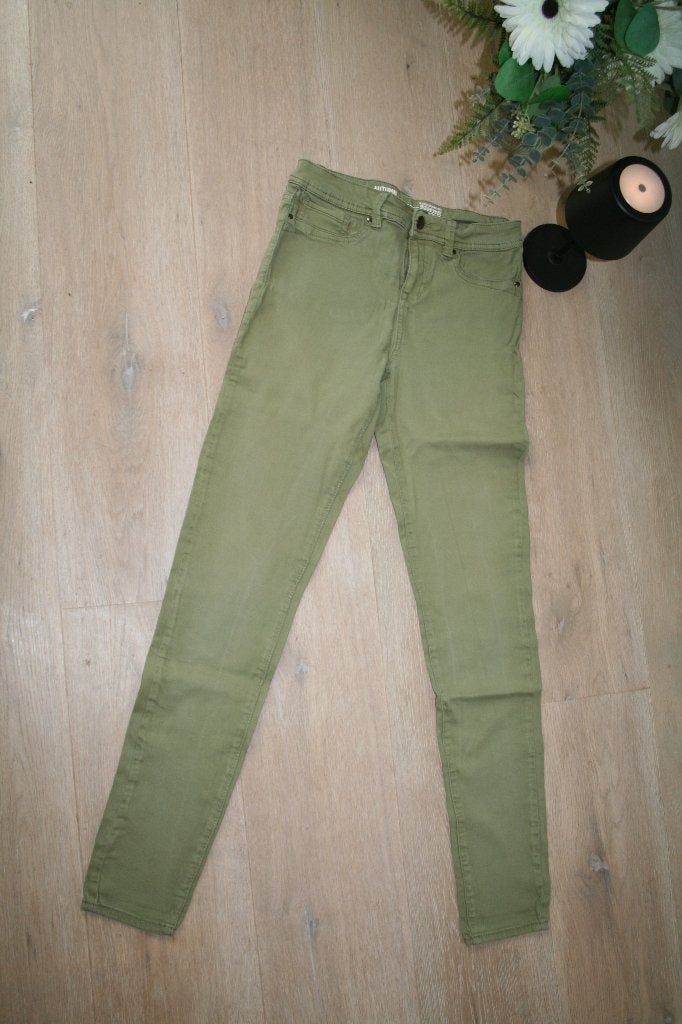 Maat W38 L30 - JBC - kakigroene skinny jeans, Taille 38/40 (M), Enlèvement ou Envoi, JBC, Vert