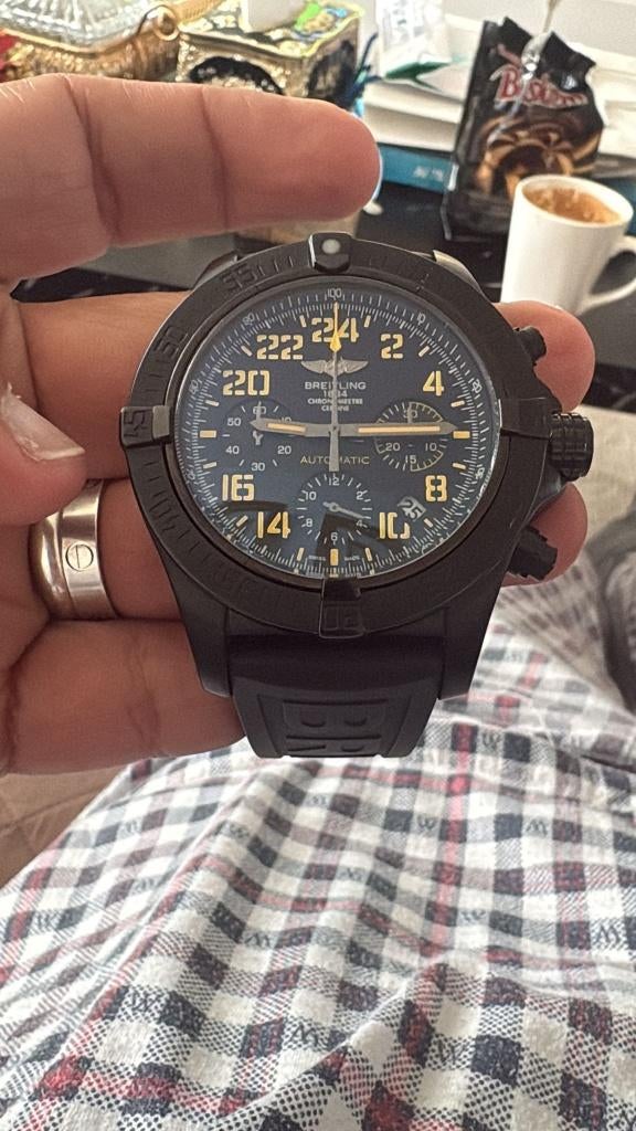 Montre inspiré d'une marque très connu, Handtassen en Accessoires, Horloges | Heren, Ophalen, Zo goed als nieuw, Polshorloge, Breitling
