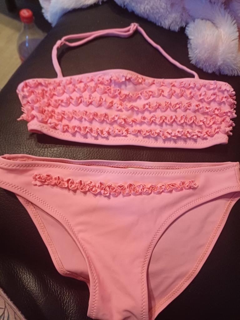 Bikini roze Power Flower 8-10j(128/134/140), Ophalen of Verzenden
