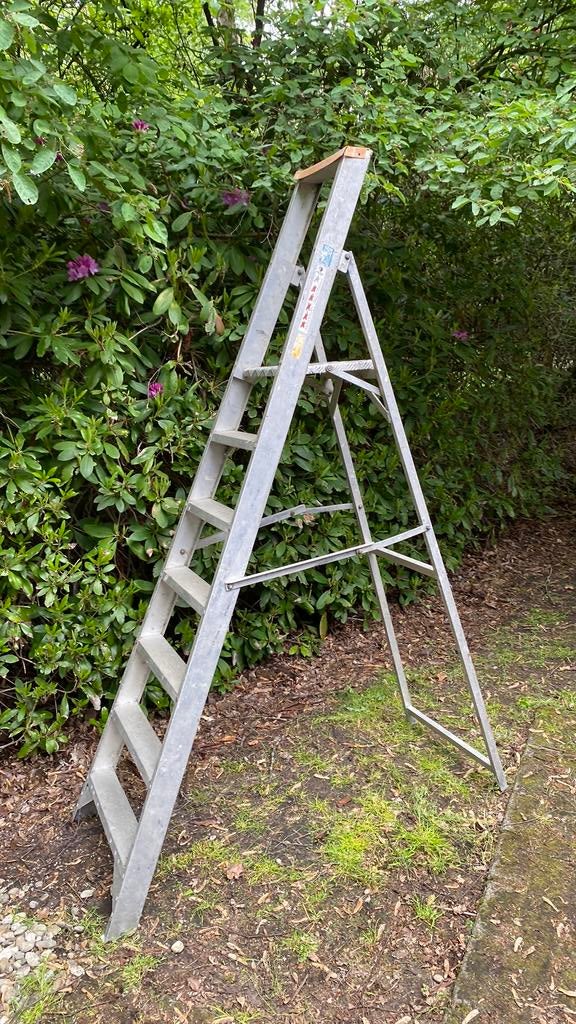 Trapladder merk Petry, Doe-het-zelf en Bouw, Ophalen, Zo goed als nieuw