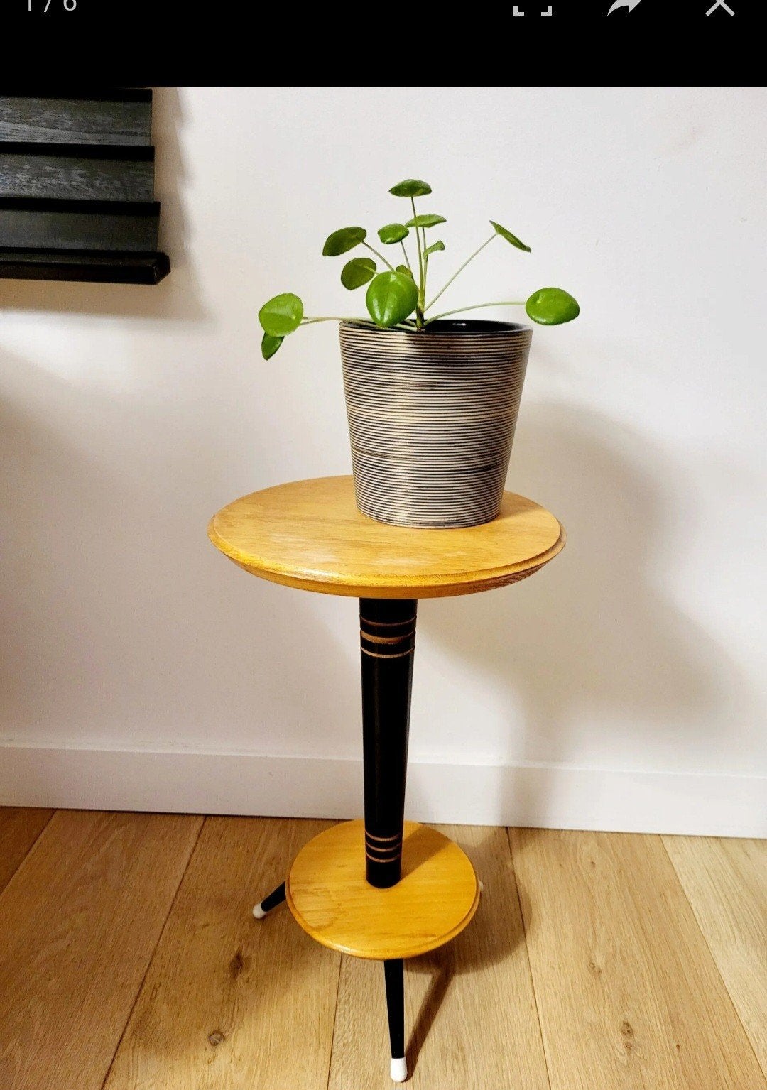 Table à plantes vintage tripode, Maison & Meubles, Accessoires pour la Maison | Colonnes & Piliers, Enlèvement