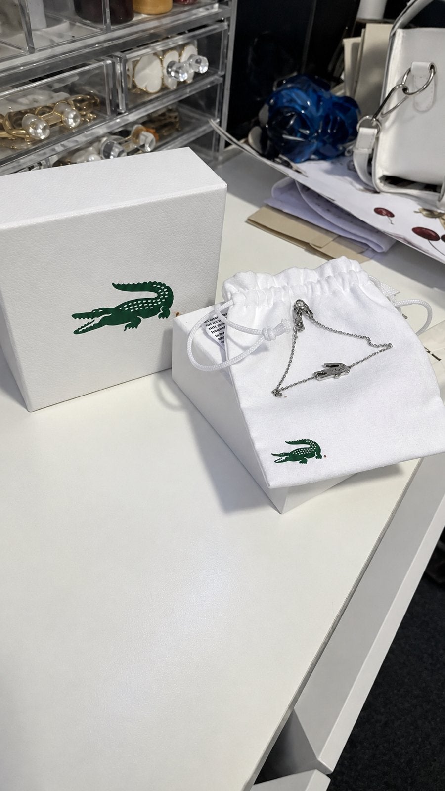 Lacoste armband, Ophalen, Nieuw, Zilver