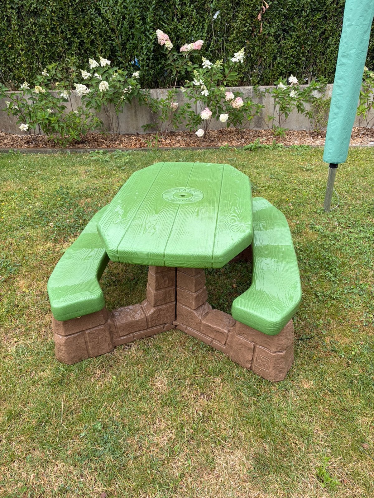 Pick nick tafel voor kinderen, Tuin en Terras, Ophalen, Zo goed als nieuw, Kinderpicknicktafel