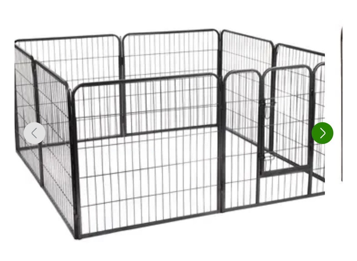 Puppyren uit metaal, Animaux & Accessoires, Maisons pour chiens, 65 à 100 cm, Comme neuf, Enlèvement, Niche à chien