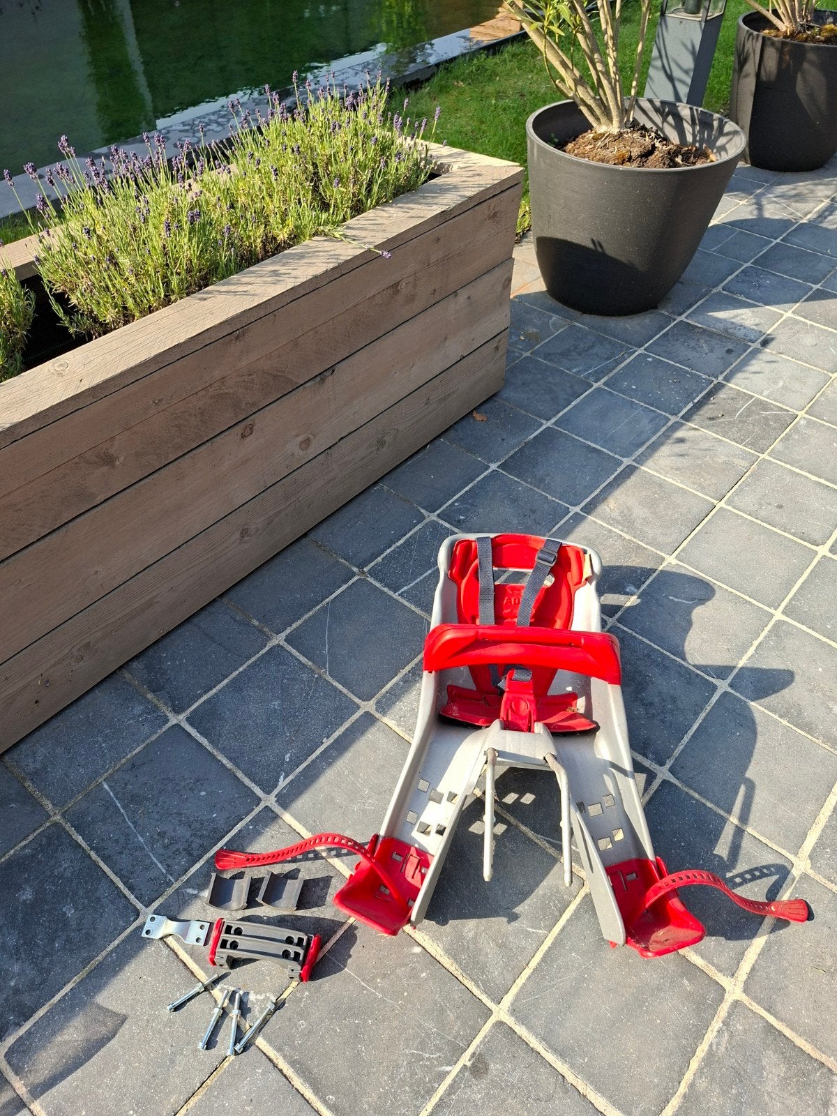 Fietsstoeltje vooraan babyOK