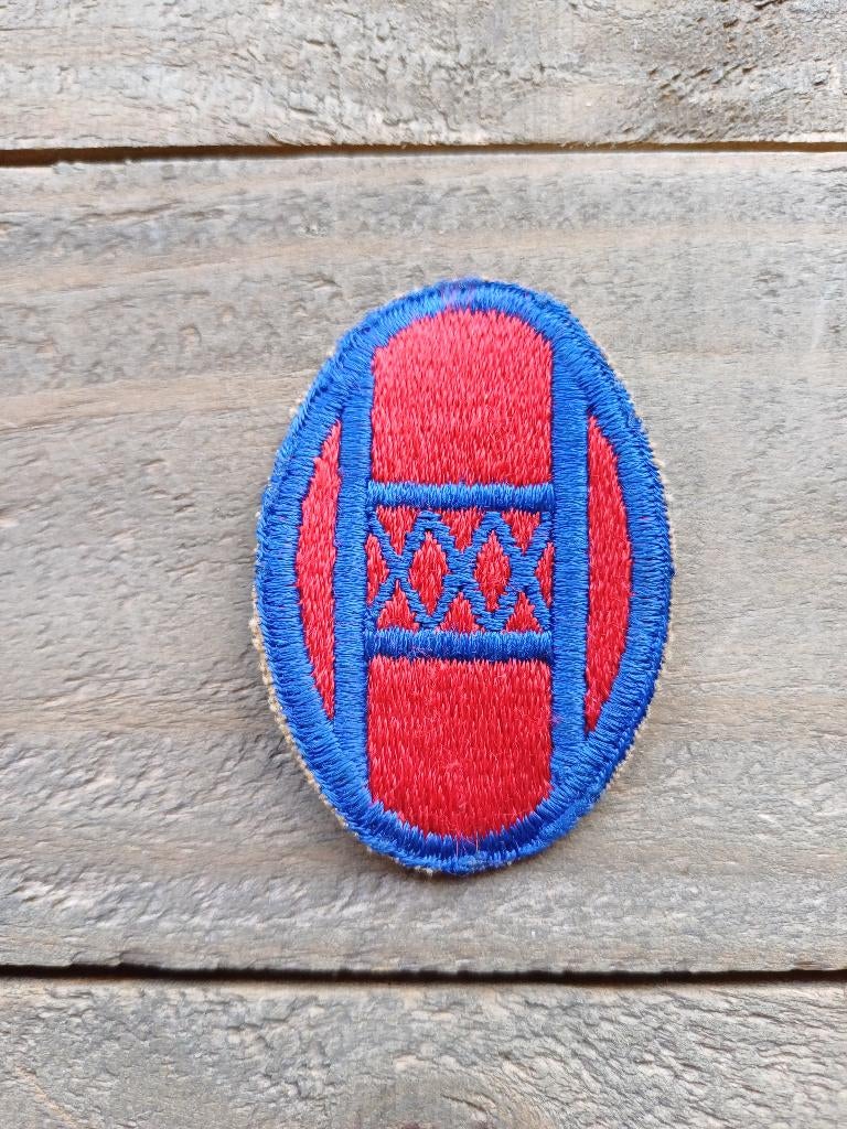 Insigne US WWII 30 th Infantry Division, Enlèvement ou Envoi, Armée de terre, Emblème ou Badge