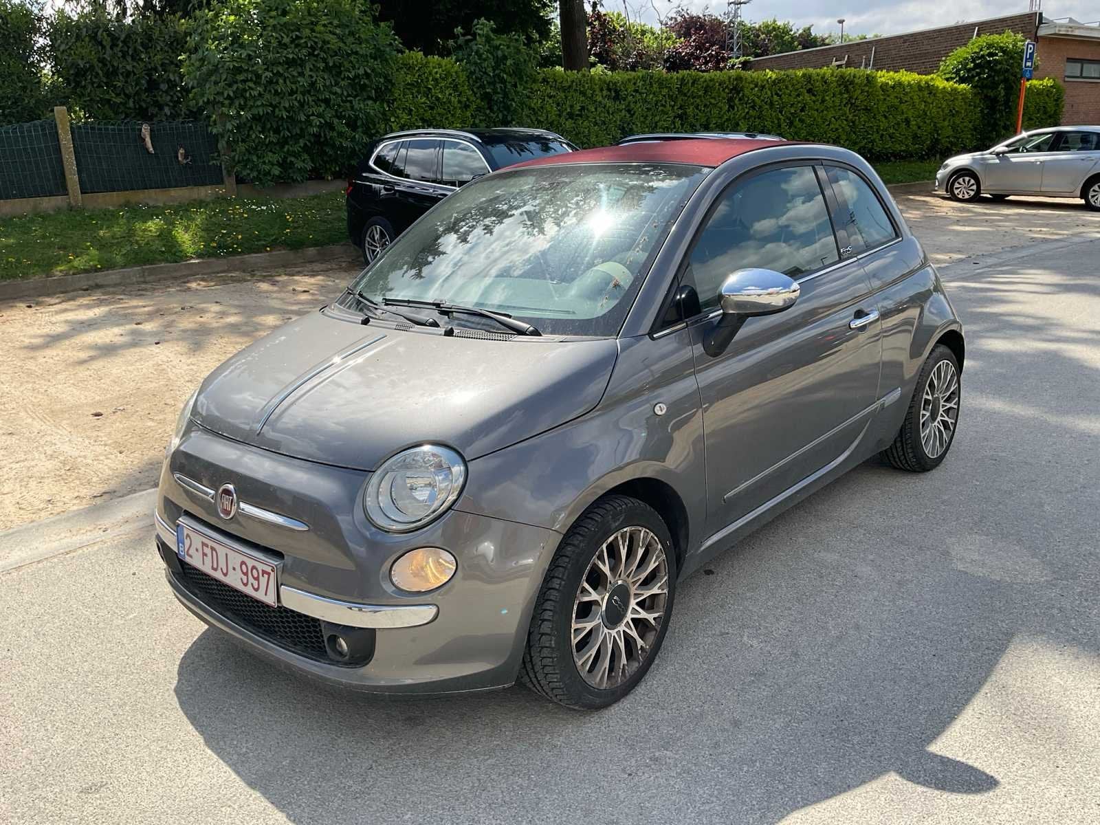 2013 Fiat 500 Cabrio Personenauto, Auto's, Euro 5, Gebruikt, Cabriolet, Bedrijf