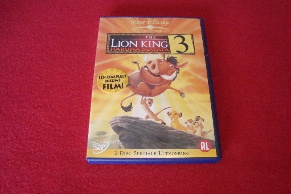 dvd disney the lion king 3, Cd's en Dvd's, Ophalen of Verzenden, Tekenfilm