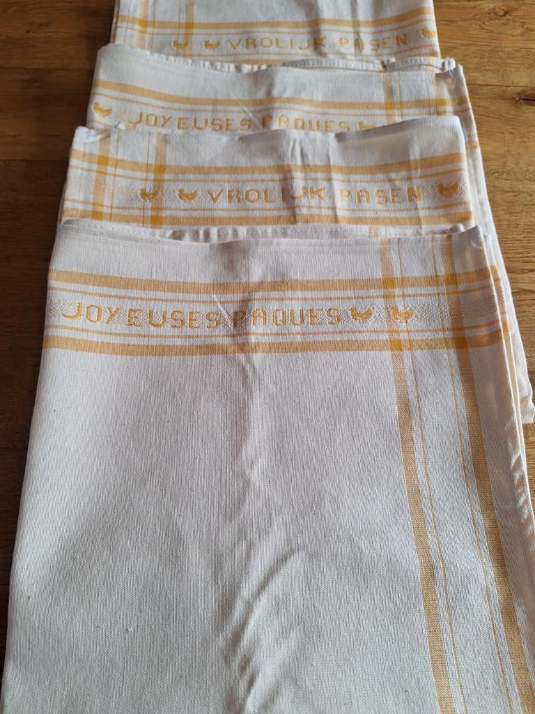 Vintage keukenhanddoeken jaren 60-70., Ophalen of Verzenden