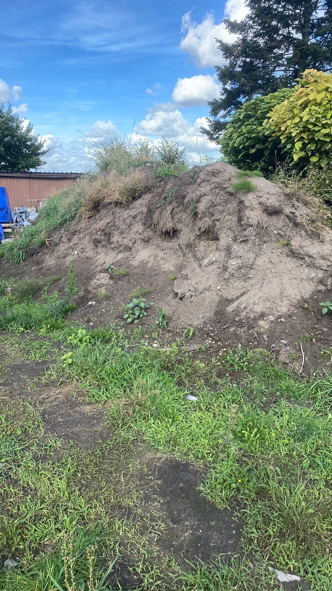 Gratis aarde, Ophalen, Tuinaarde