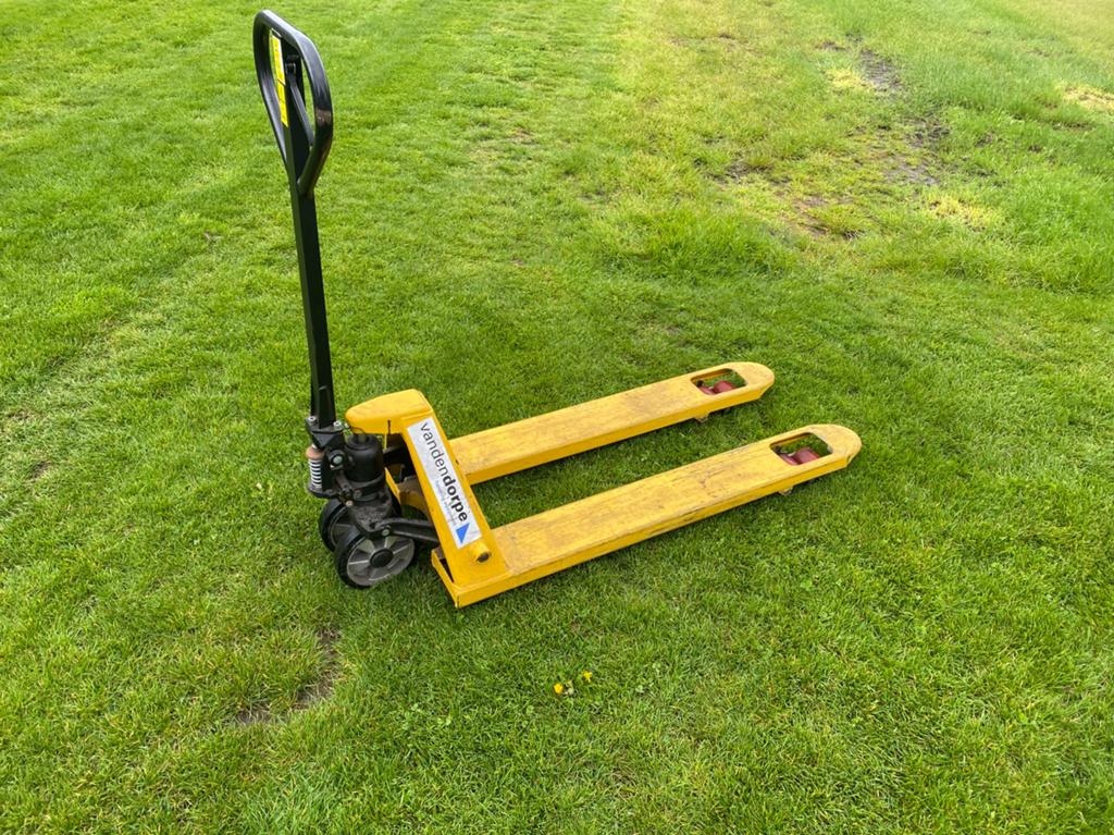 Transpallet - pompwagen - palletheffer - 2500kg, Ophalen, Zo goed als nieuw