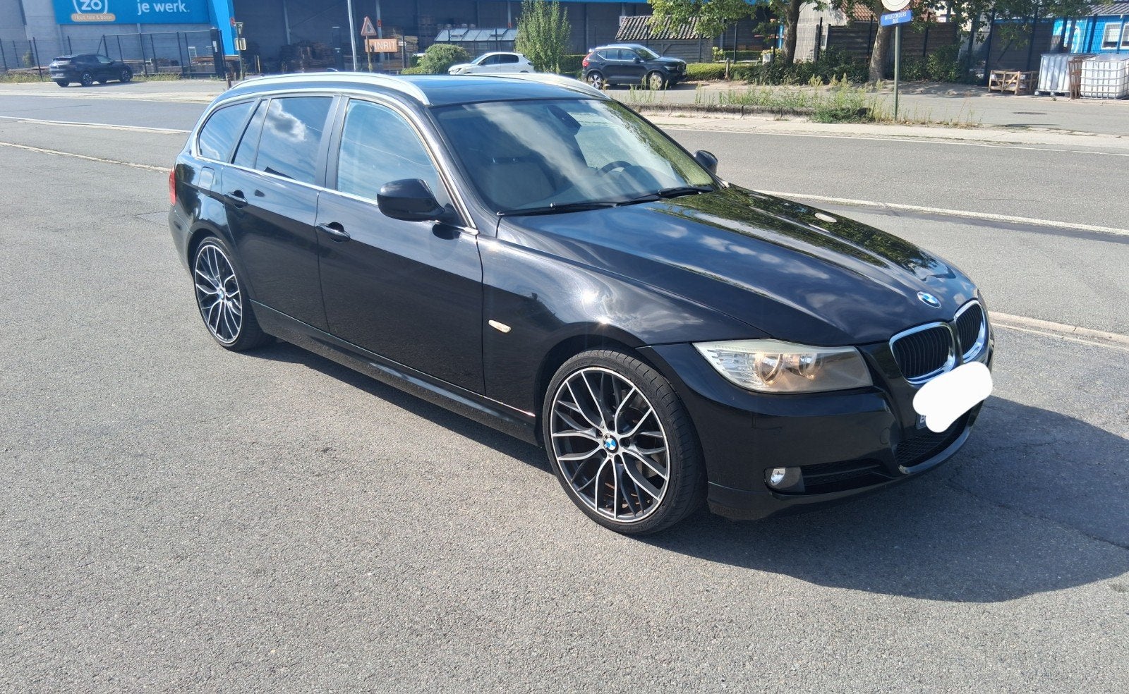 bmw 318d break, Auto's, BMW, 100 kW, Euro 5, Beige, Zwart