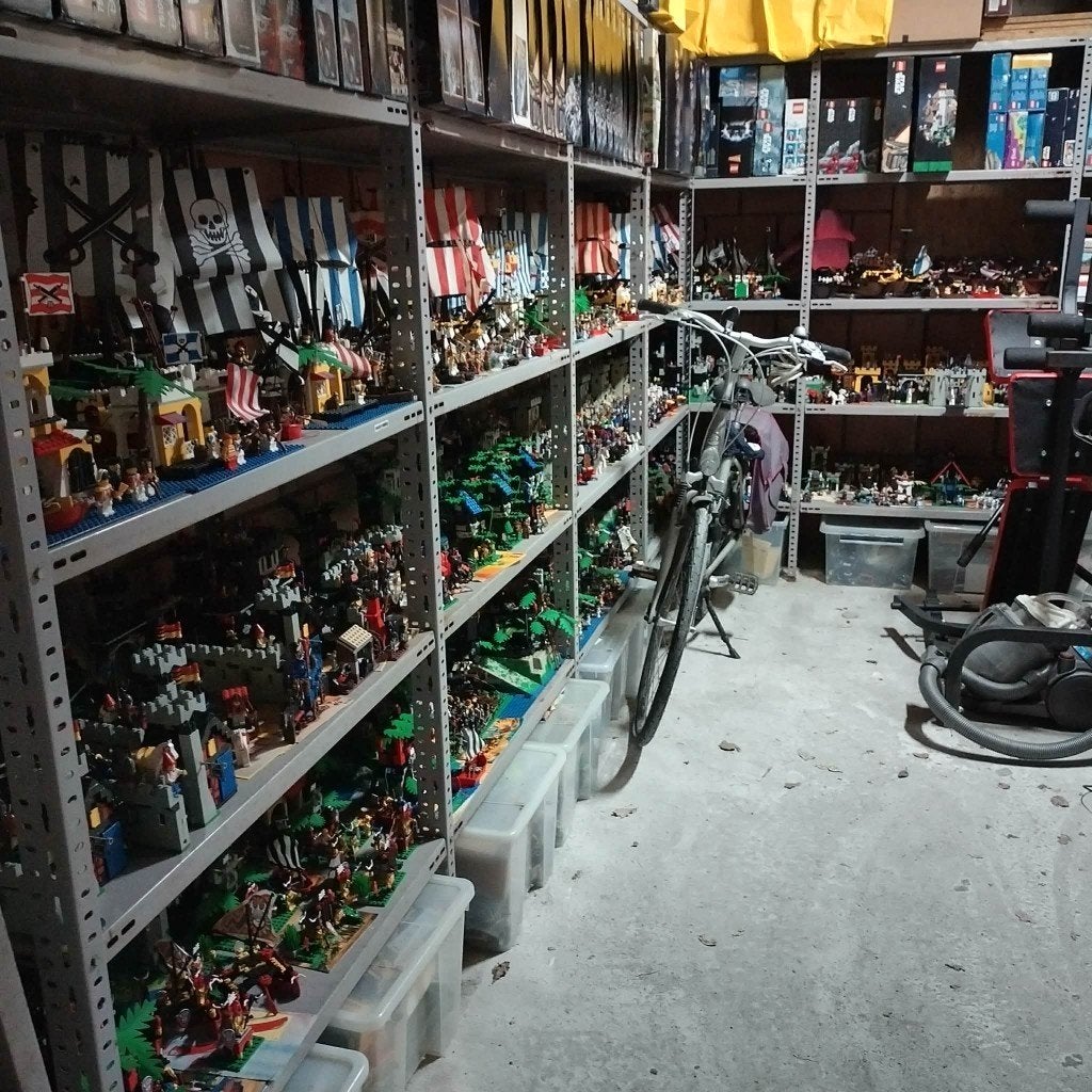 Lego Mega lot Piraten/ridders en toebehoren, Overige thema's, Lego, Ensemble complet, Enlèvement