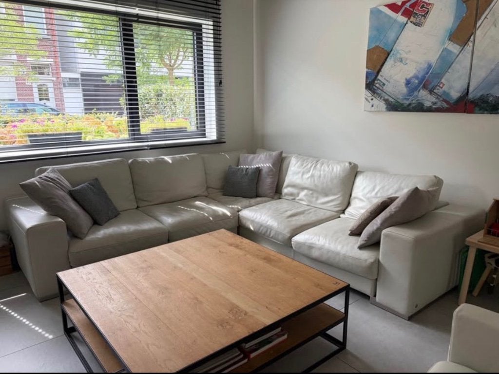 Hoekzetel Natuzzi te koop, Ophalen, Gebruikt, Leer