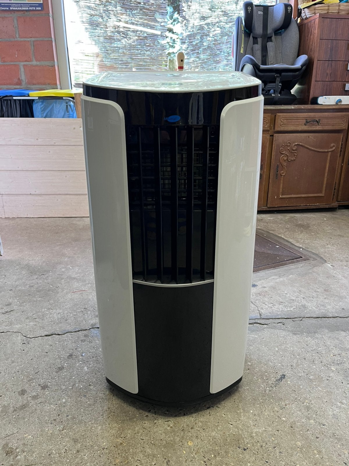 Mobiele airco Mistral met ook heater functie, Ophalen, Koelen en Ontvochtigen, Timer, 3 snelheden of meer