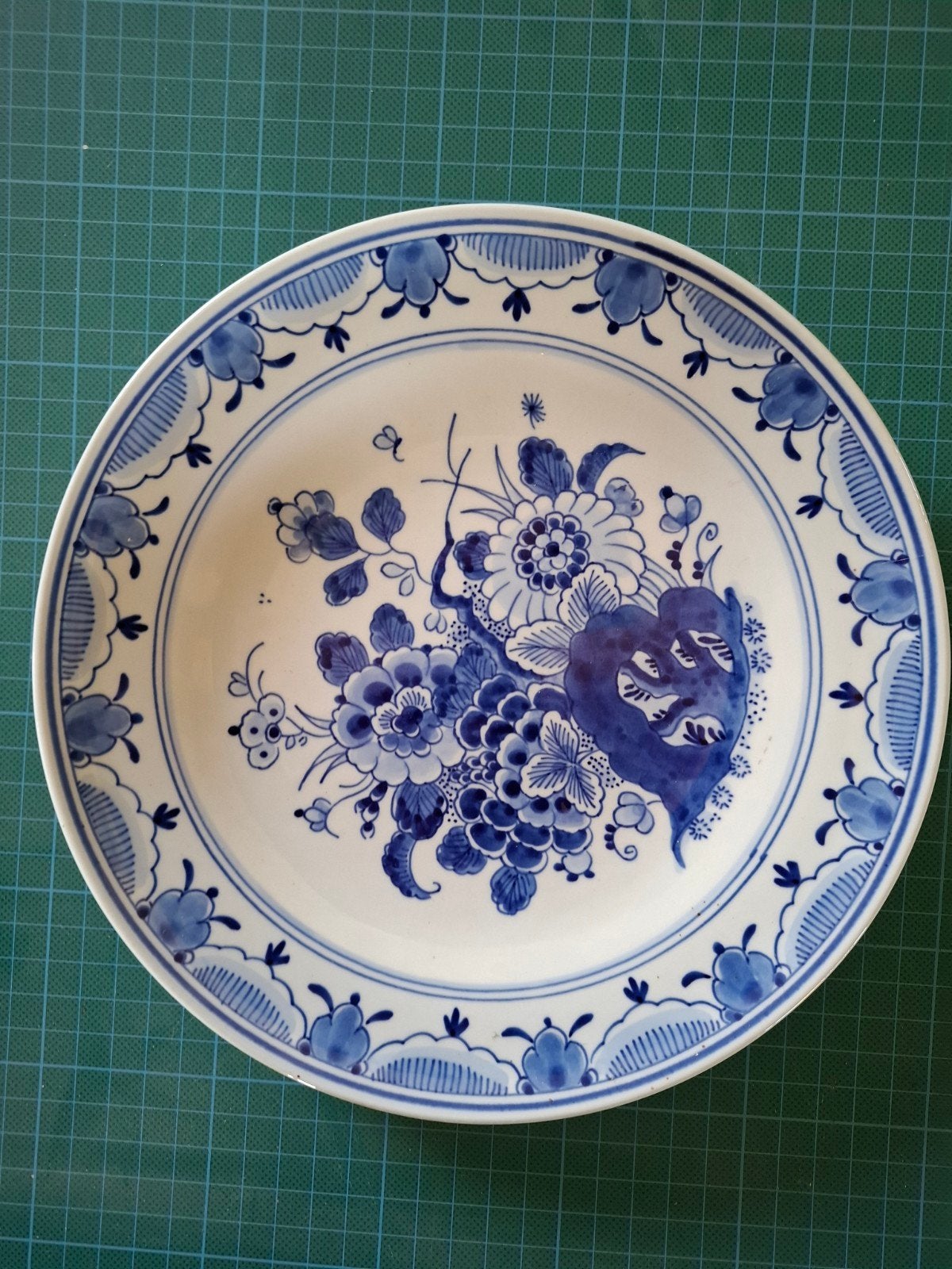 decoratief bord Delfts blauw, Ophalen of Verzenden