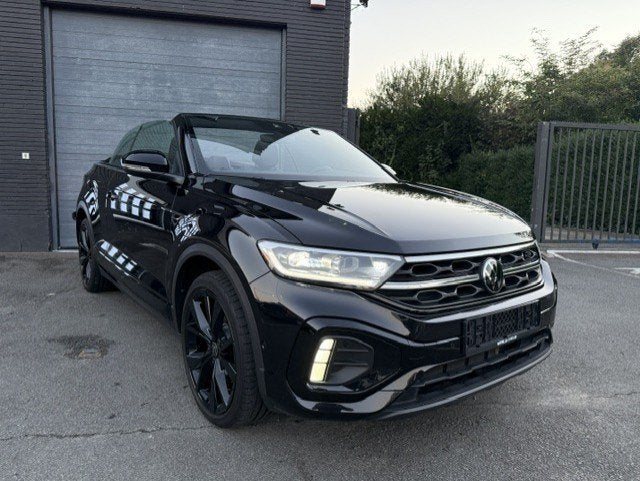 Volkswagen T-Roc Cabrio 1.5 TSI R-Line DSG Leder Trekhaak, Auto's, Dealer onderhouden, 1498 cc, 4 cilinders, Cabriolet