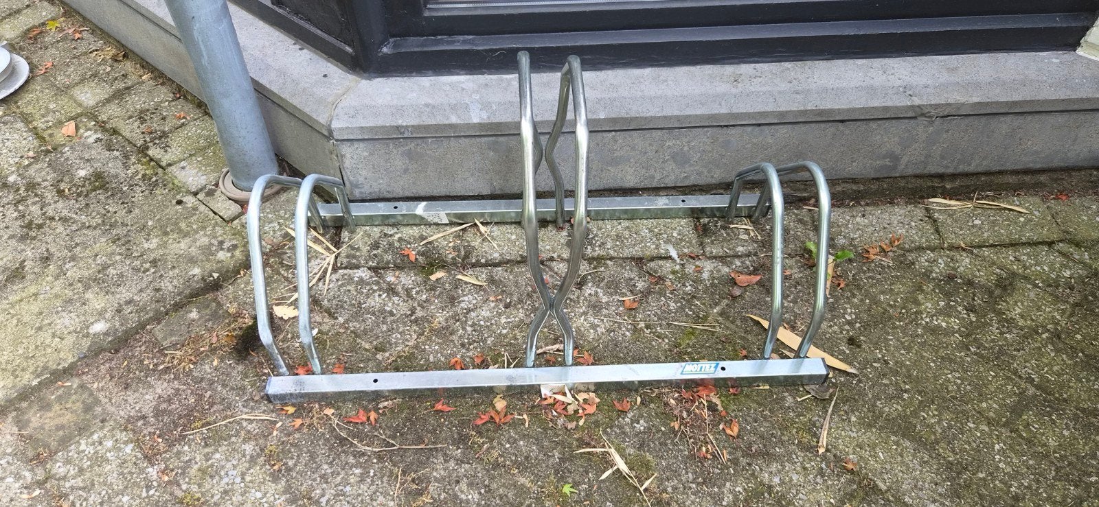 fietsenstaander voor 3 fietsen, chroom, Fietsen en Brommers, Ophalen, Gebruikt