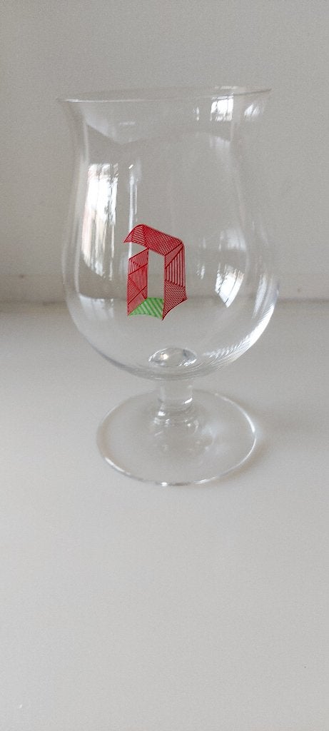 Duvelglas uit kristal spiegelau diamant gegraveerd jaar 2015, Verzamelen, Ophalen of Verzenden, Nieuw, Glas of Glazen, Duvel
